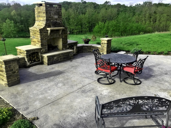 Stamped Concrete Can Make Your Backyard an Updated Entertainment Area