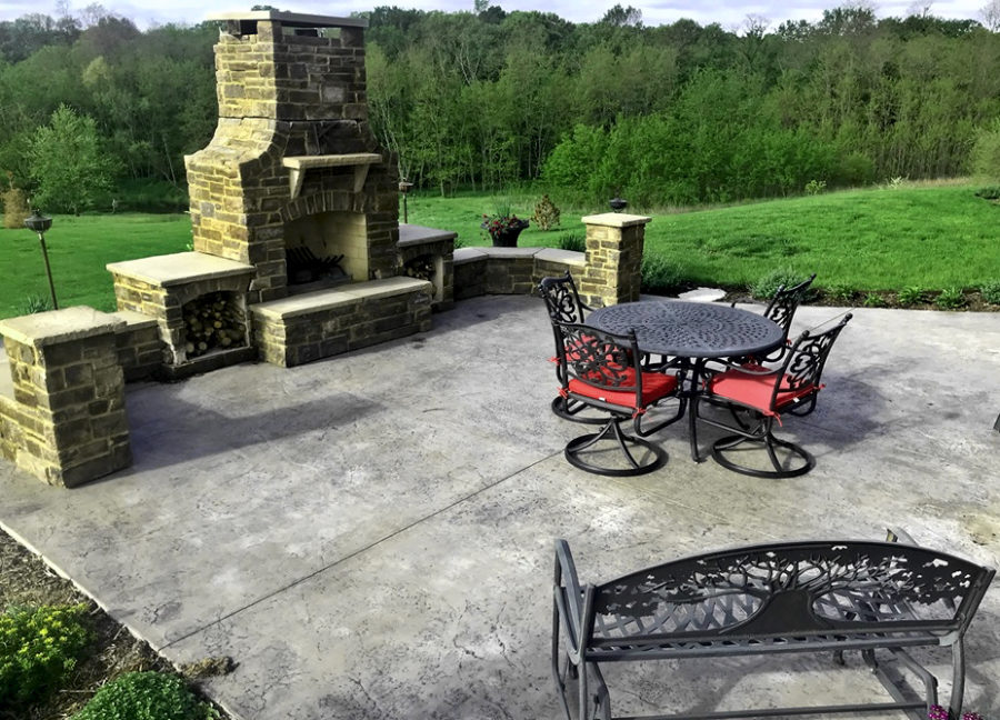 Stamped Concrete Can Make Your Backyard an Updated Entertainment Area