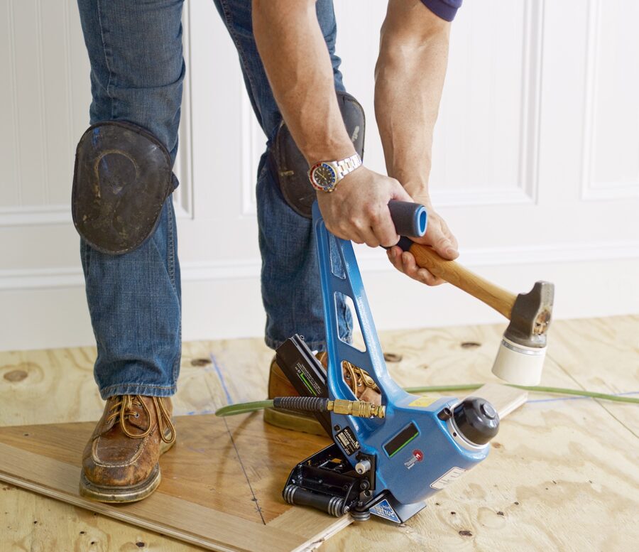 How Can One Use a Nail Gun to Better Install Hardwood Floors?