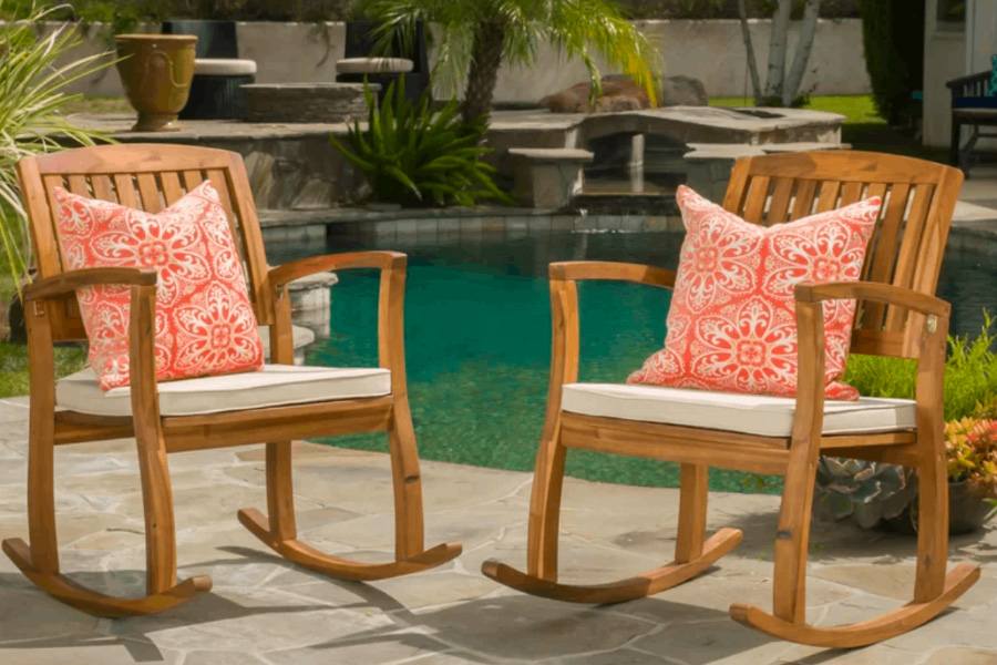 Find out what material you can choose for an outdoor rocking chair